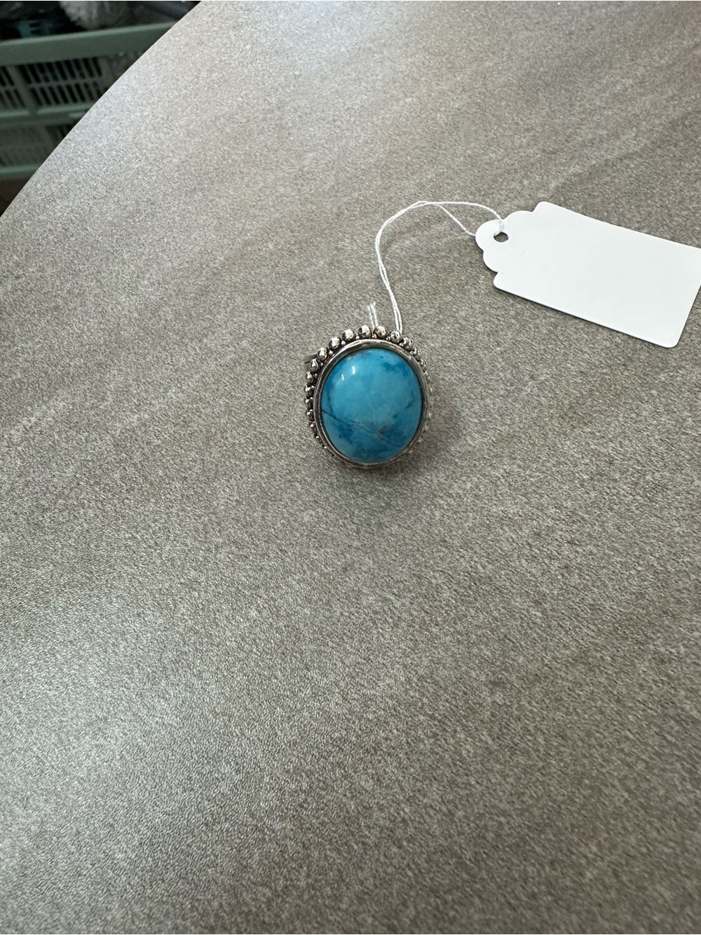 Taxco Artisan Sterling Silver and Turquoise Ring